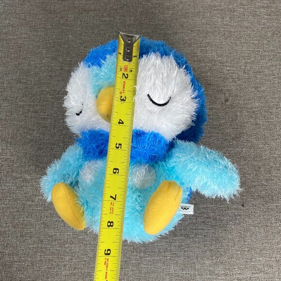 Pokémon Sleepy Piplup Plush Toy Relaxing Time Good Night Bandai Spirits - Picture 6 of 6